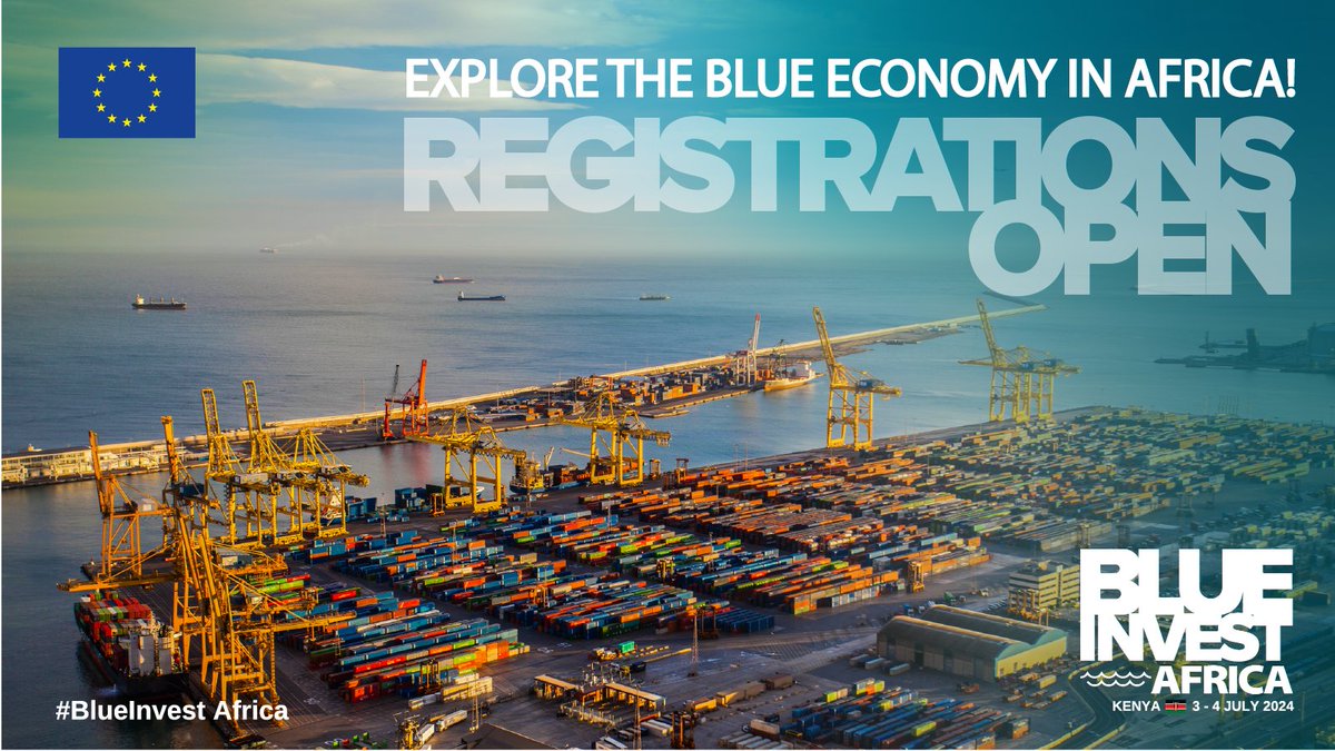 🌊Dive into Africa's blue economy future at #BlueInvest Africa 2024: where entrepreneurs, investors, and stakeholders unite for sustainable growth Connect with innovative projects in #aquaculture #RenewableEnergy #MarineConservation & more 🌐bit.ly/BIA2024-regist…
