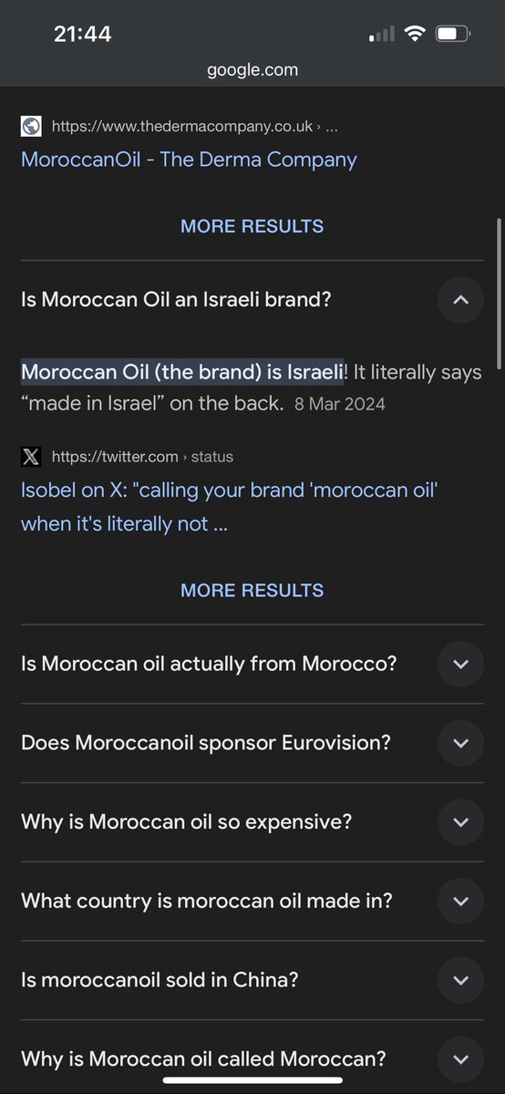 The only thing you need to know about Moroccan Oil being the sponsor of #Eurovision