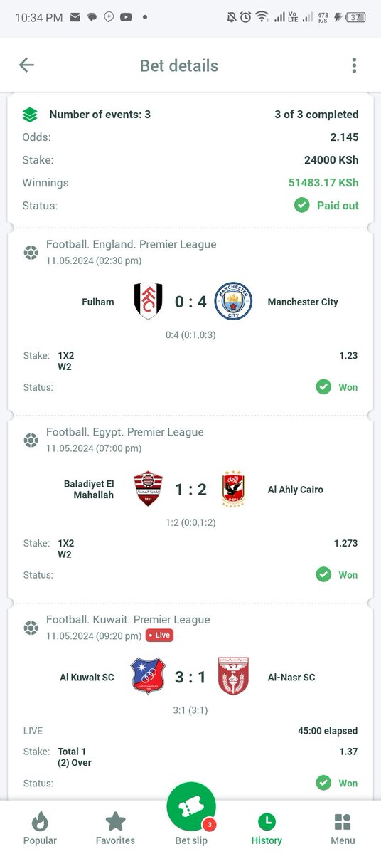slip well paid 🤑💯✅ Congratulations 🥳🎉 to all who staked,risked and believed we made it once more 💯✅ This is amazing😍🤩🤩 If you are not using Linebet you are missing alot Register here:: kitheka.lineorg.com Use promocode:: Kitheka