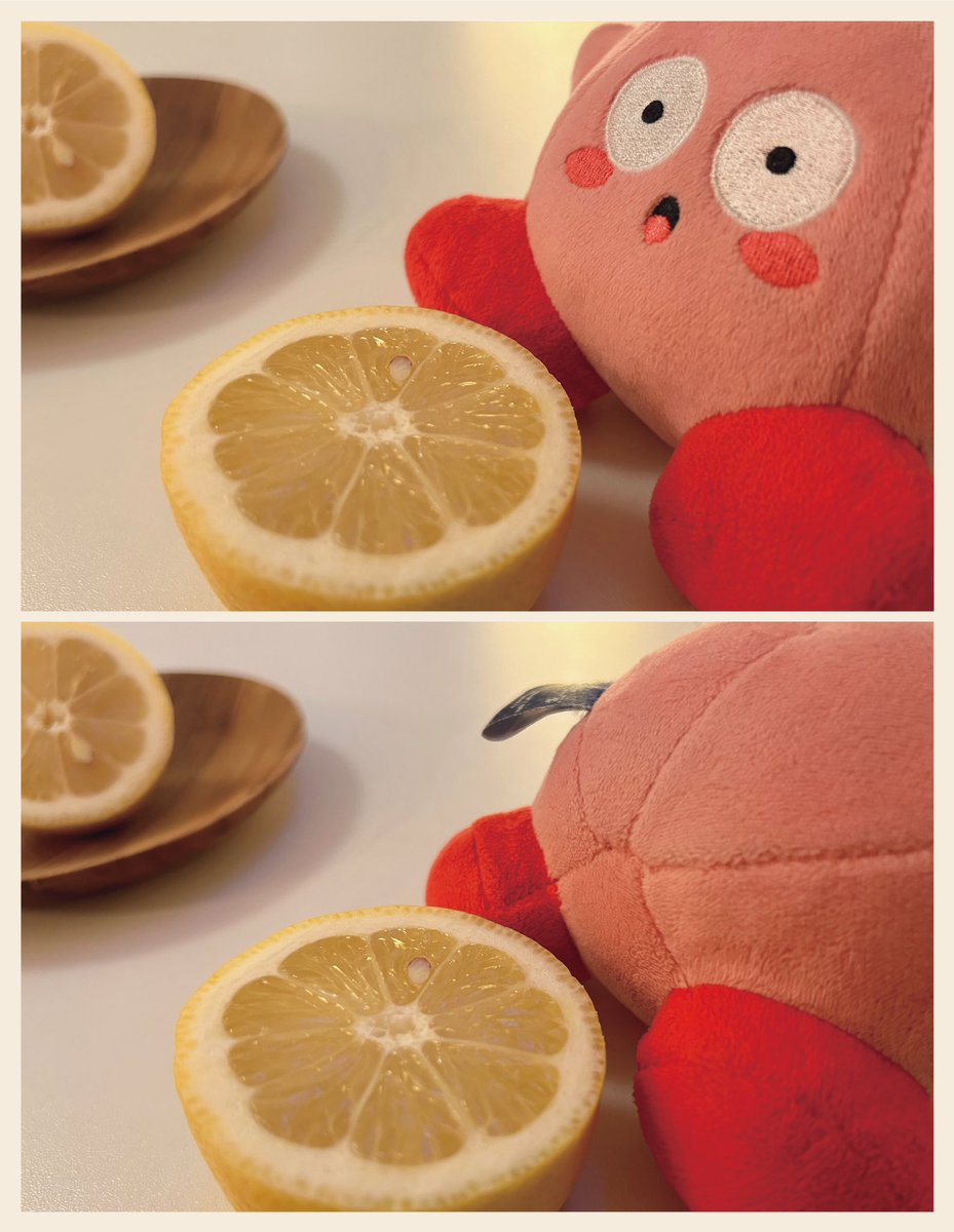 例のレモン。
Lemon🍋 vs Kirby🔥