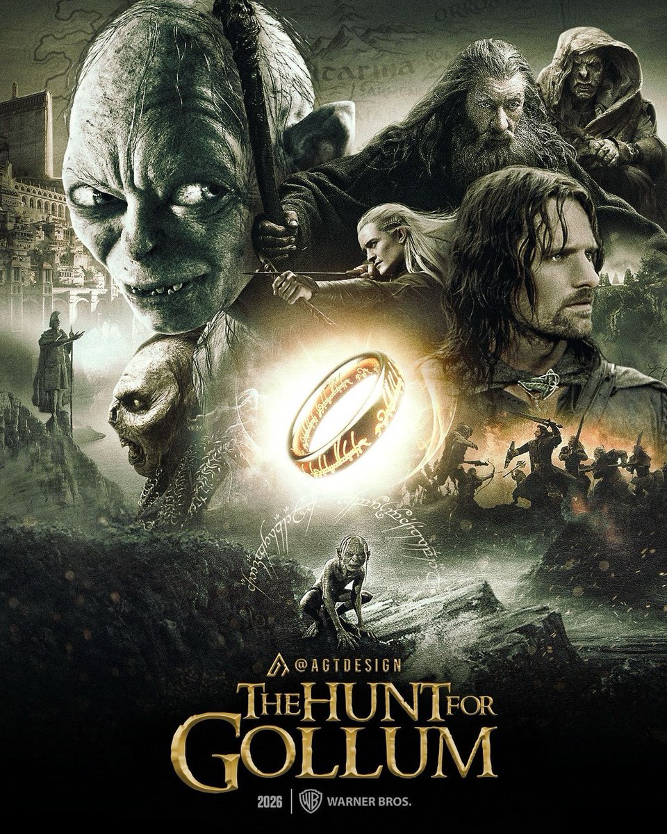 Are you excited for 'The Hunt for Gollum'? Art: agtdesign