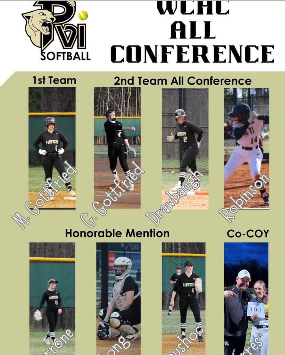 I am so grateful to have the privilege to get 2nd team all WCAC conference. Thank you to my coaches for pushing myself to be the best player this season!! @PVI_Softball