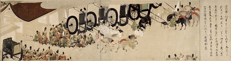 Heiji Monogatari Emaki - Rokuhara scroll part 7, late 13th