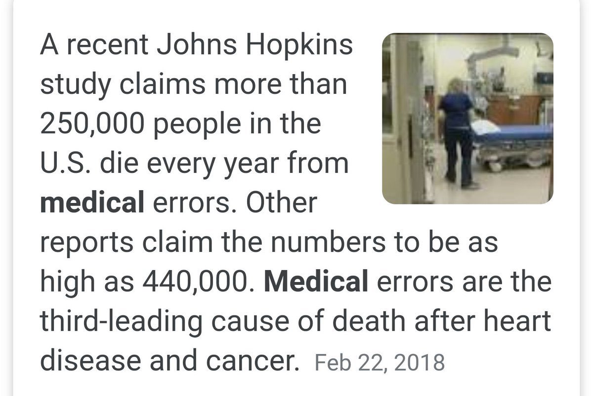 @MomsDemand Doctors should probably focus more on their medical errors epidemic that causes upwards of 250,000 deaths per year.