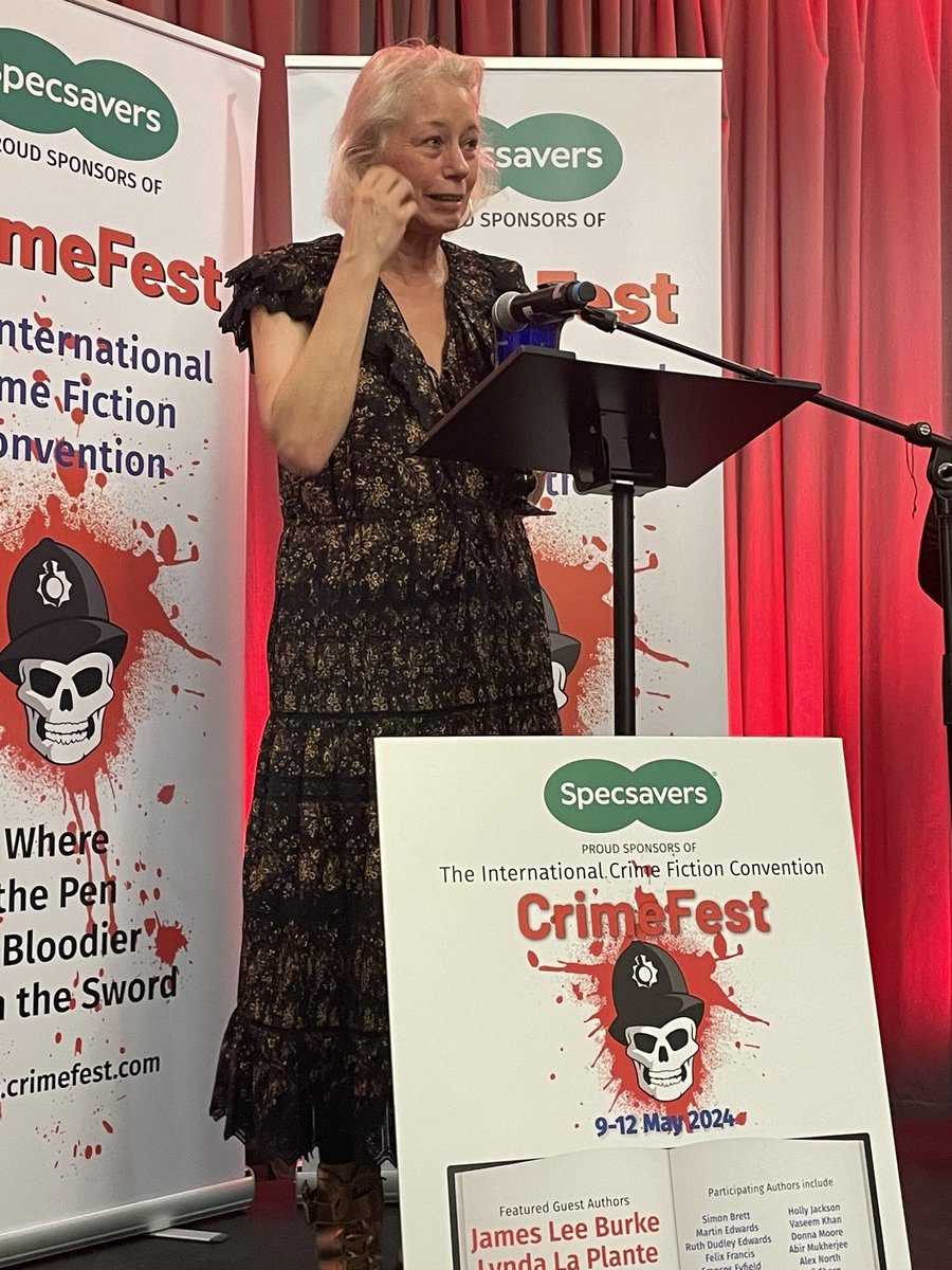 Winner of the e-dunnit award at @CrimeFest @LauraMLippman
