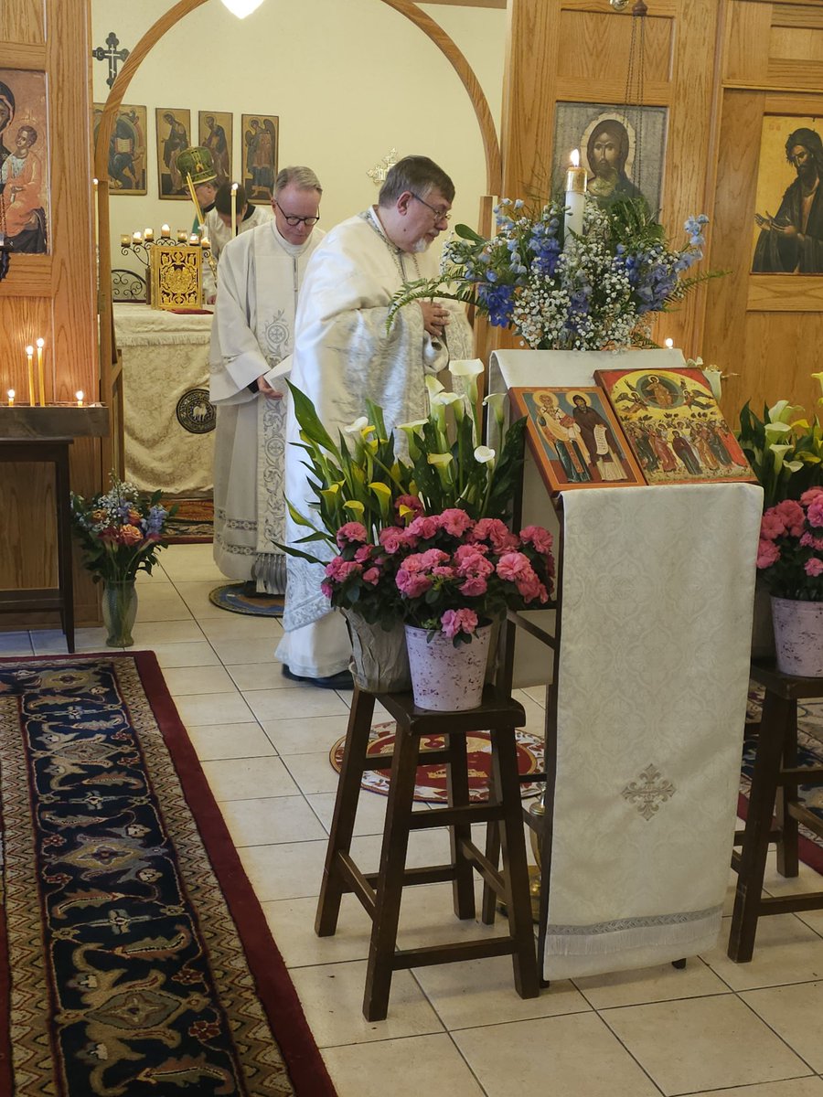 Truly a beautiful Mass and blessing today at WCC, installing our fifth shrine!