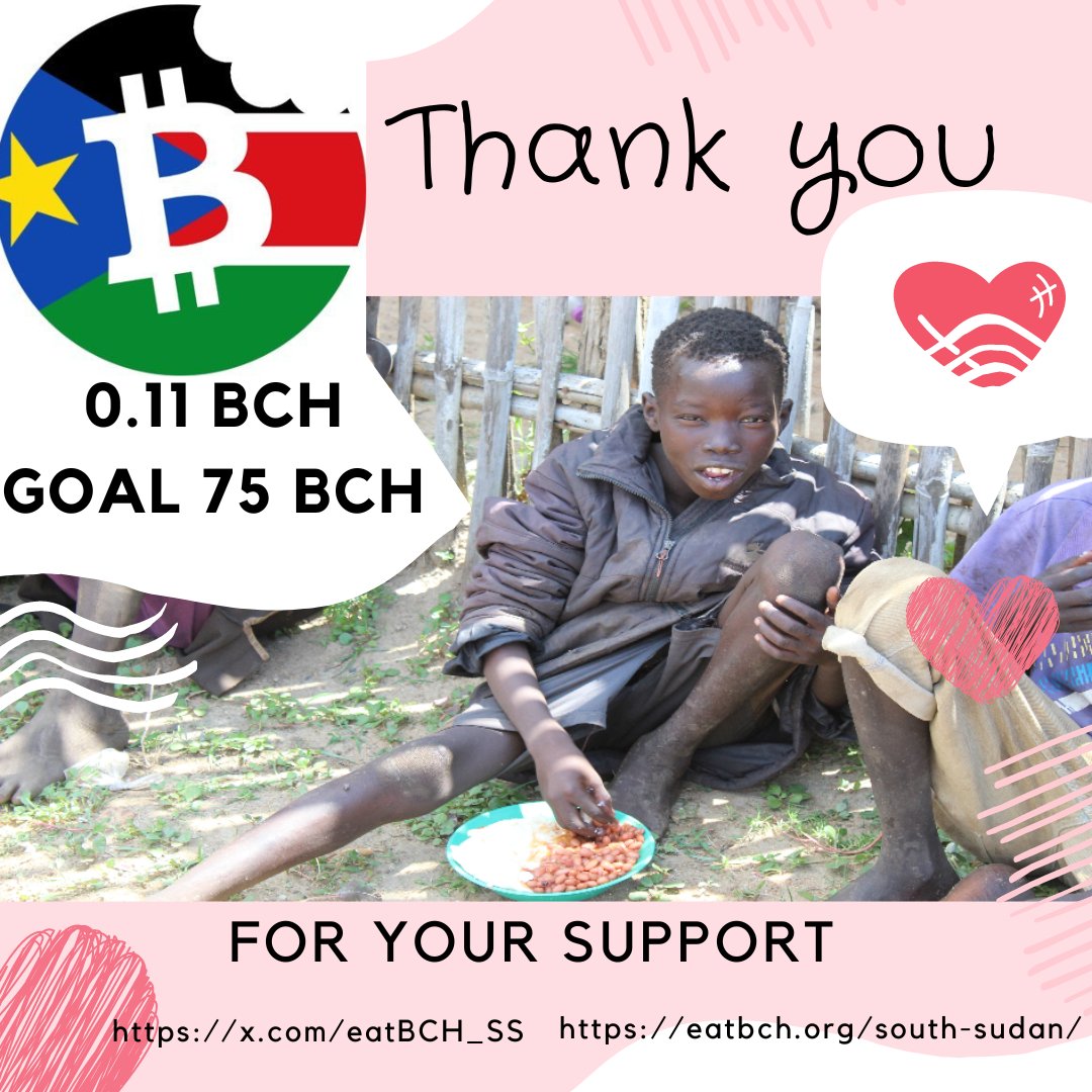 Heartfelt Thanks to Our Donors! We're incredibly grateful for the 0.11 BCH we've received so far. Every bit of support brings us closer to our 75 BCH goal. To our past donors, your generosity has been the cornerstone of our progress. We need you now more than ever. #BitcoinCash