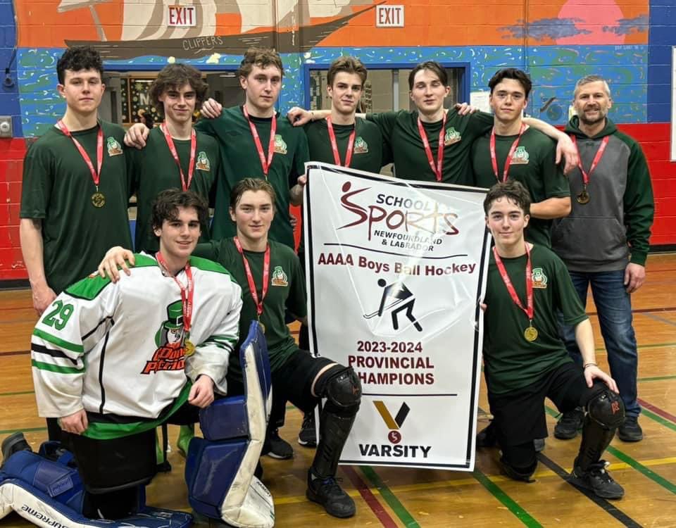 A BIG Congratulations to our O’Donel High Boys 4A Ball Hockey Team on taking Gold at the Provincials. Way to go guys! #CommunityMatters #MountPearlProud #GoPatriotsGo #BleedGreen