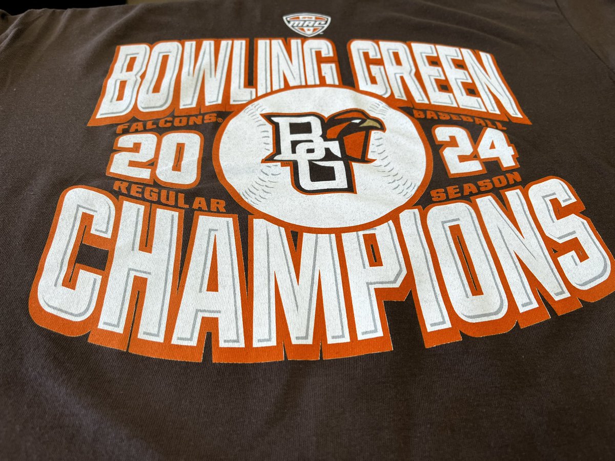 MAC REGULAR SEASON CHAMPIONS! Championship t-shirts are available in store & online now. elite-ca.com/collections/ba… #bgsu #yourteamstore