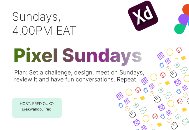 akwando_Fred's tweet photo. We resume #PixelSundays tomorrow. Our main topic tomorrow will be design portfolios, how to curate them, what sites you can use and how you need to present your work.

Practice Project Challenge: Redesigning the NCBA Bank app https://t.co/DgKbW1LUIG #groupsession #mentorship https://t.co/buKAkood5V