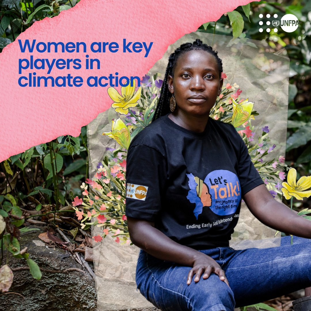 Women are key players in climate action, but they're often left behind. 

💪  Investing in women's education &amp; leadership strengthens communities' resilience to climate change.