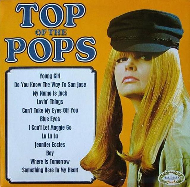 The Top Of The Pops series of albums were launched in 1968. The albums were transient & would probably have been all but forgotten today except for the sleeves. The Top of the Pops girls were memorable and set a trend for cover albums. This was the cover of Vol 1. #topofthePops