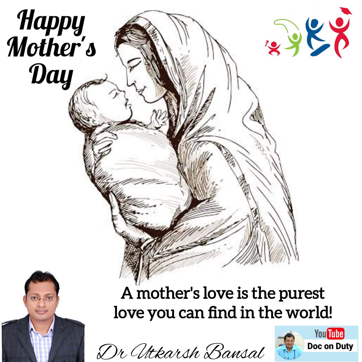 Wishing a very #happyMothersDay to the strongest, most caring, & loving mom in the world
#mothersday #momlove #motherhood #momlife #momsrock
#bestmomever #thanksmom #DrUtkarshBansal #OmChildCareAndVaccinationClinic #DocOnDuty #Pediatrician #ReadTheLabels #ParentalAwareness