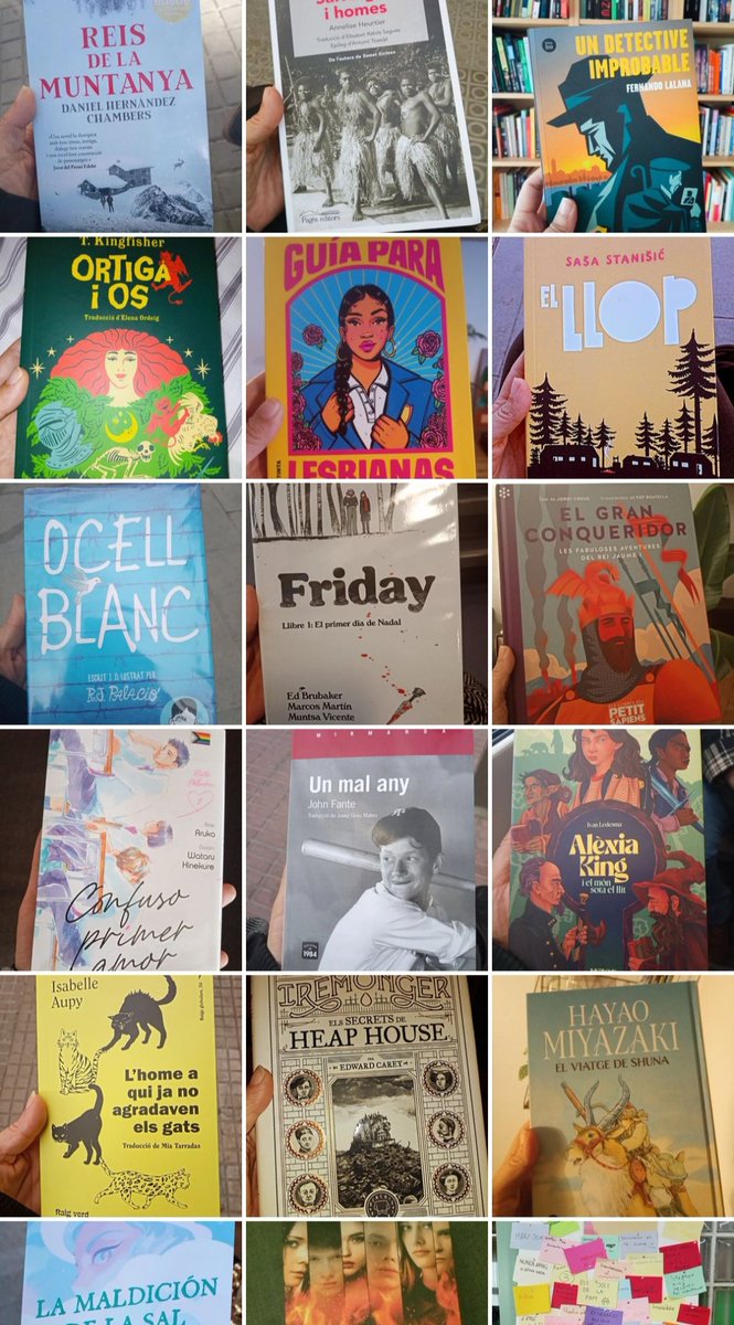 Tinc un alter ego a Instagram en el qual no rajo de Rodalies ni de manca de polítiques de biblioteca escolar; de fet, únicament postejo llibres que crec que és interessant tenir en una biblioteca escolar de secundària. Em trobareu com a @bibliojuvenil ✨📚✨