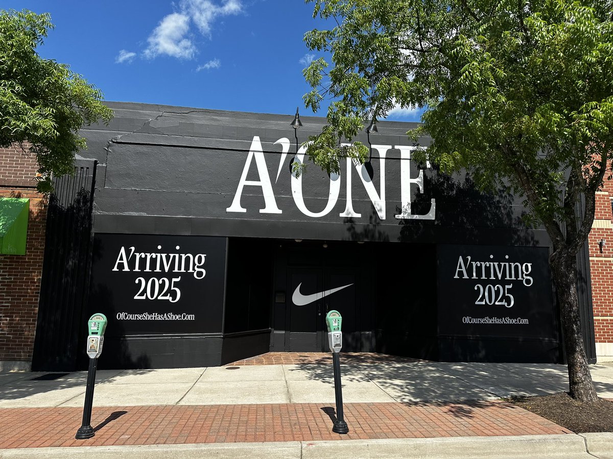 @ FAMs and COLUMBIA 610 Harden Street We went from blue motorcycles in 5 points to signature shoes 1. Go take a picture in front of this 2. Tag @nike @_ajawilson22 3. Use #A1 #AONE