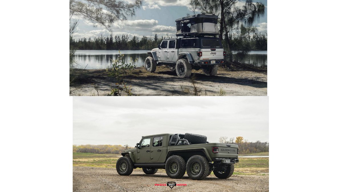 Which 2022 Gladiator look with Black Rhino wheels are you going for? 🤔 Share your style! #2022Gladiator #BlackRhinoWheels #TruckGoals #GladiatorLife #CustomWheels #OffRoadStyle #JeepNation #WheelWednesday #StyleInspiration #ViralWheels