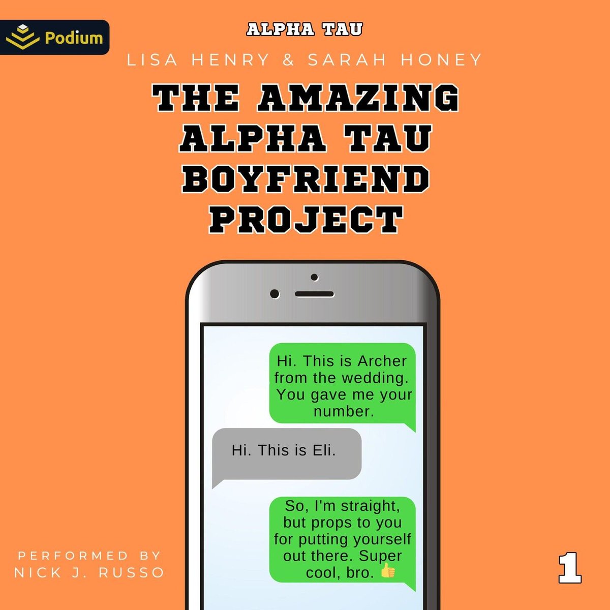 And the audio of The Amazing Alpha Tau Boyfriend Project is now live on Amazon! Nick J. Russo has done a fantastic job with Archer and Eli, so give it a listen!
