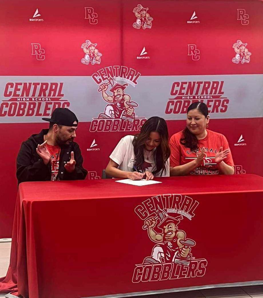 Congratulations to Aaliyah Jones (Oglala Lakota), from Rapid City Central High School in South Dakota, who signed her letter of intent to Northeast Community College for basketball. #NativePreps #Oglala #Lakota