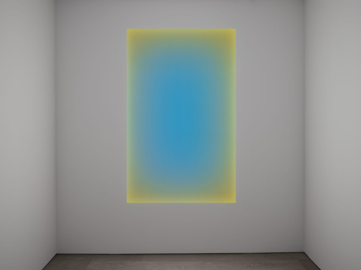 “Light of the Presence,” a pairing of two works from the James Turrell's “Glass Series” (2001–), on view at Gagosian, Athens: on.gagosian.com/3PNDz0G
