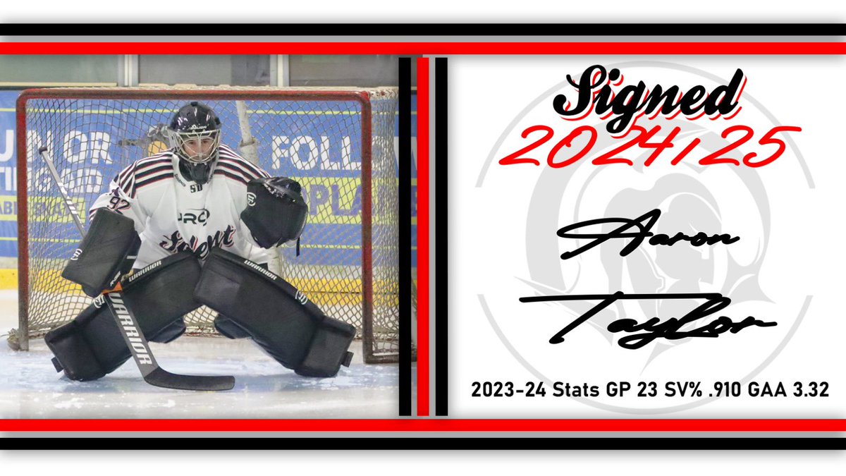 ✍️ SIGNING NEWS ✍️

SOLENT SECURE TAYLOR

Solent Devils Netminder Aaron Taylor signs for another season.

Head over to our website to see what he has to say about the upcoming season.

solentdevils.co.uk/2024/05/11/sol…

#togetherstronger