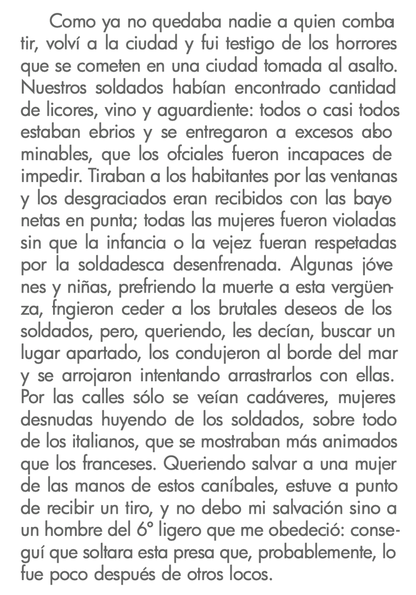 Araceli_ENTHUMN's tweet photo. Que una gran violencia sexual se desplegó durante el asalto y saqueo de #Castru del 11 de mayo de 1813, es algo que señalaron ya en su día algunos testigos oculares. Uno de los testimonios más relevantes es el de Nicolas Marcel, un oficial francés que participó en el asedio. https://t.co/xju9v42B68
