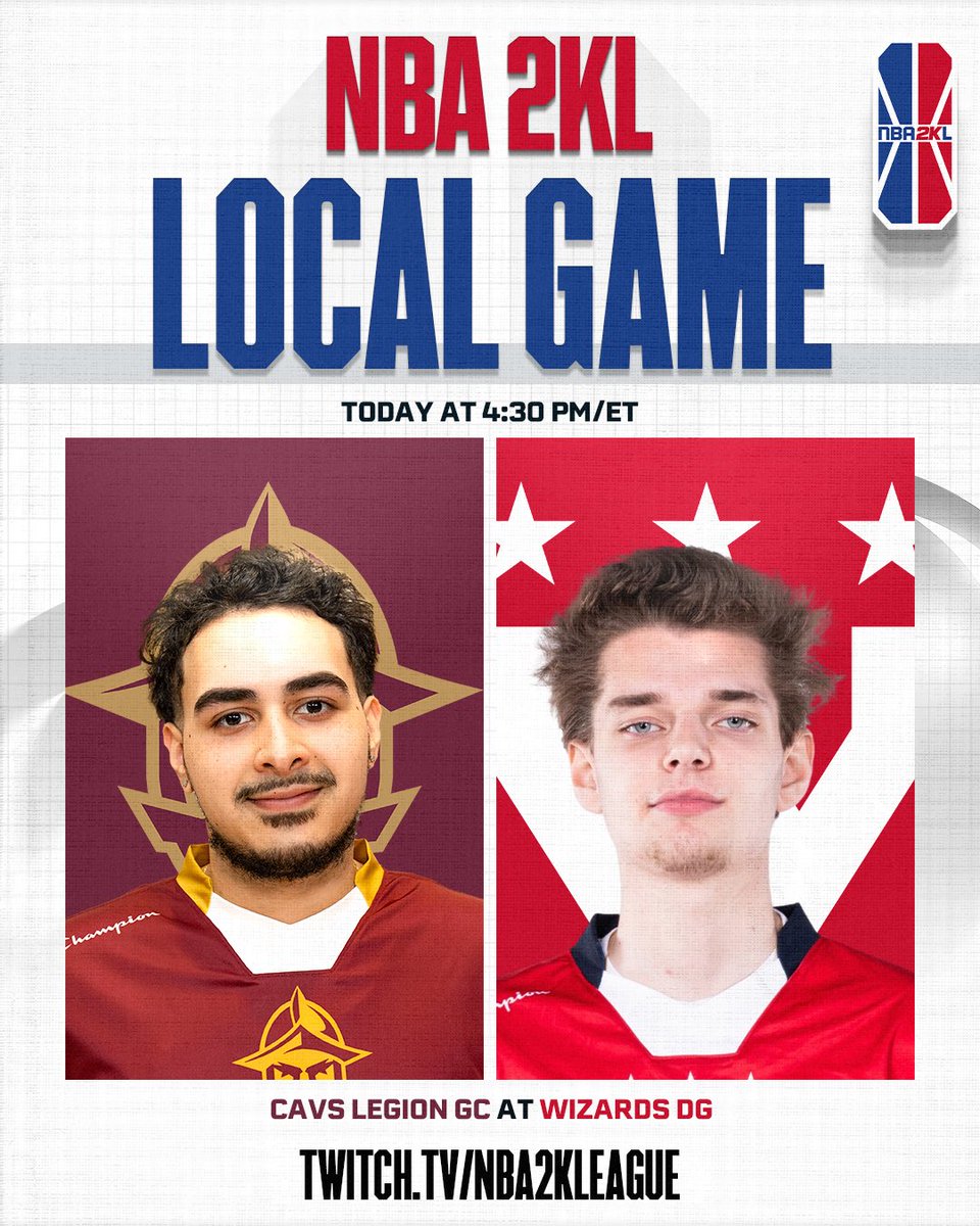 Get your popcorn ready. We have a feeling this is going to be a good one🍿 @CavsLegionGC is headed to @DistrictEDC to take on @WizardsDG! 🕔: 4:30 PM/ET 💻: twitch.tv/nba2kleague