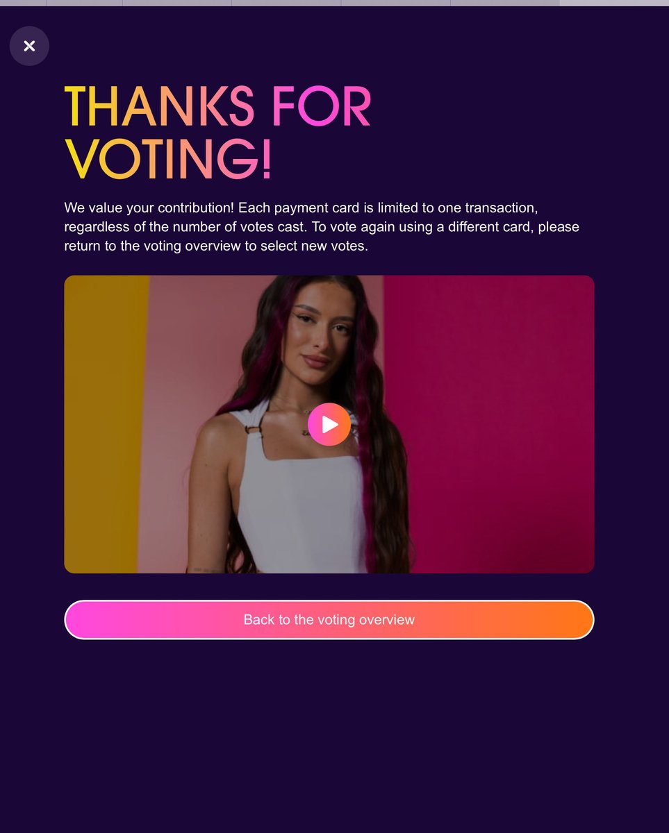 Just voted for the lovely #EdenGolan #Israel #Eurovision2024