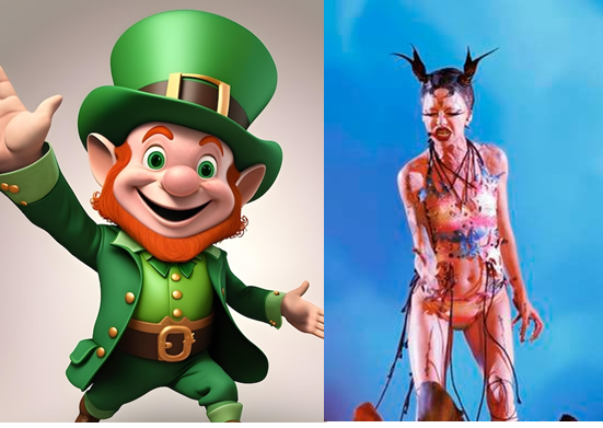 LotteMarieR's tweet photo. Troede egentlig det var Gremlings man ikke måtte fodre om natten men åbenbart forvandles leprecons til en banshee hvis man fodrer dem efter mørkets frembrud  #drgrandprx #escdk #Irland https://t.co/jdyfgZe02F