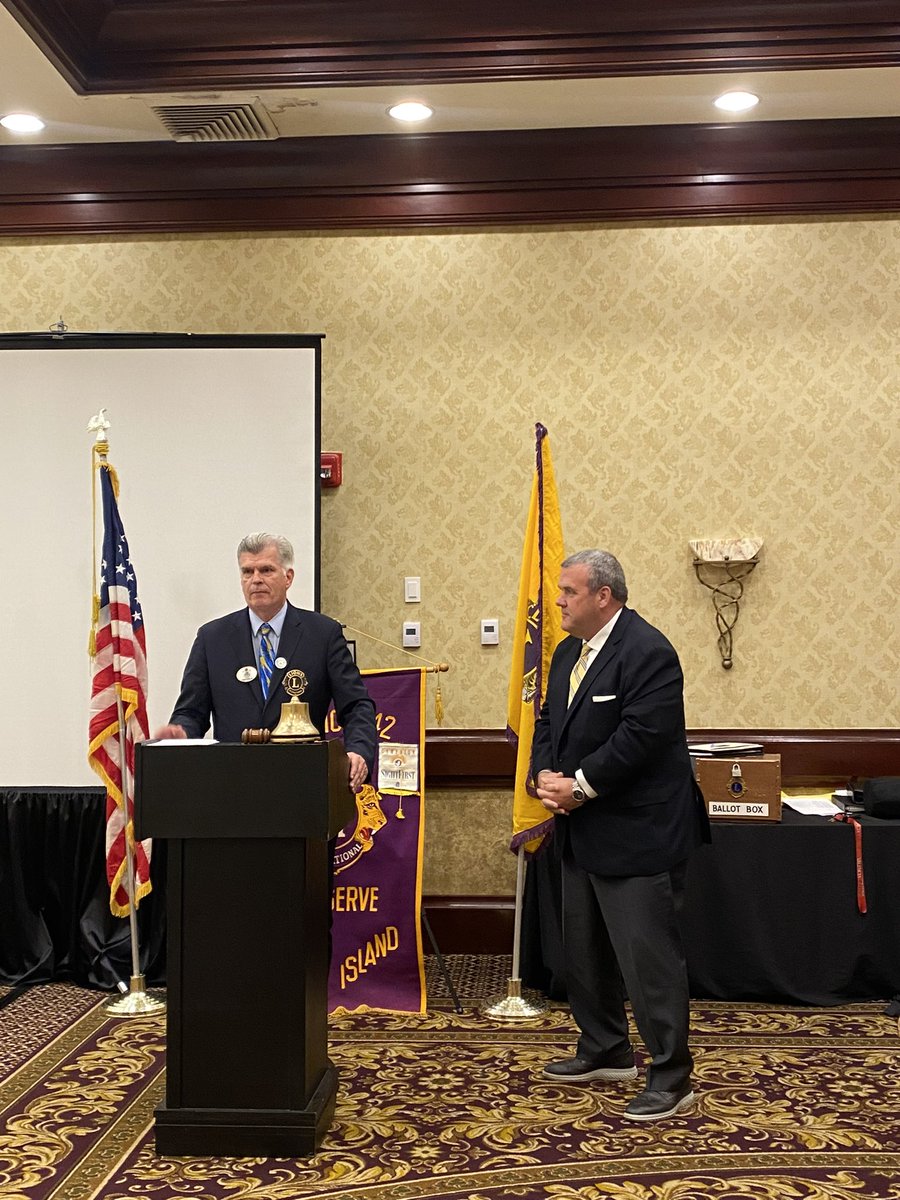 Happy to speak with The Lions of Rhode Island-District 42 @lionsclubs today at their Convention luncheon. With @LarryValencia13