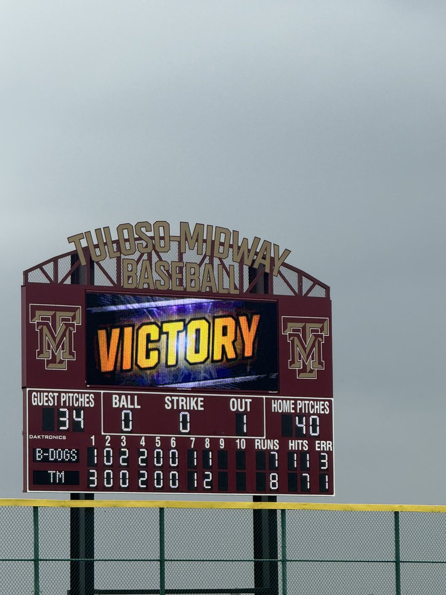 Big game 2 win to take the series vs Somerset.  Tuloso-Midway Warriors moving on to the third round!!!!!!
It's Our Time