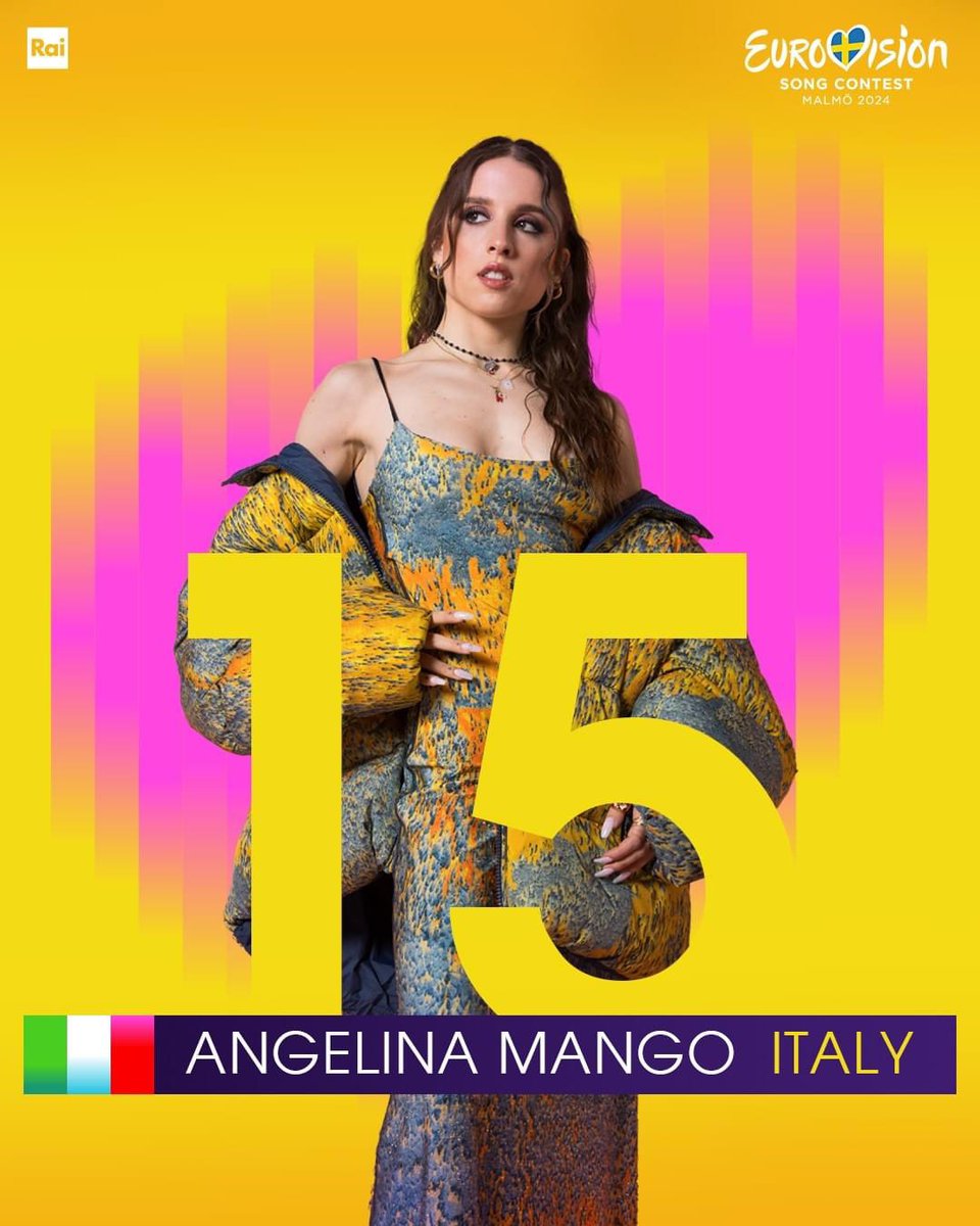 TvItalia's tweet photo. #Eurovision2024 https://t.co/RRtqzOXPdq