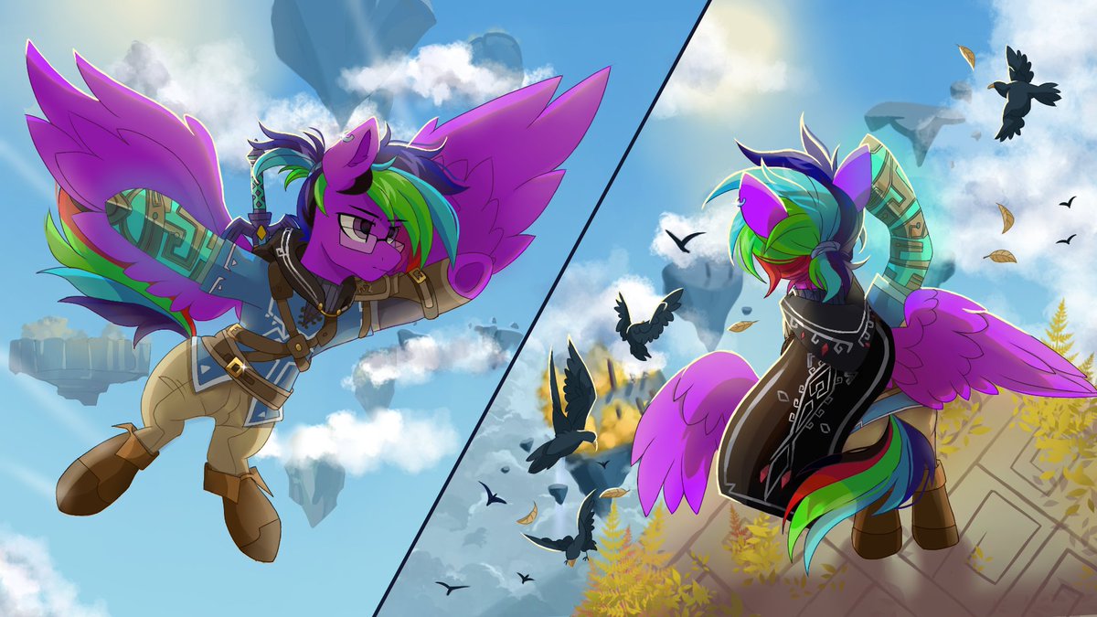 mandarinofil's tweet photo. #MLP #mlpoc #Zelda https://t.co/DKgfYq1YzB