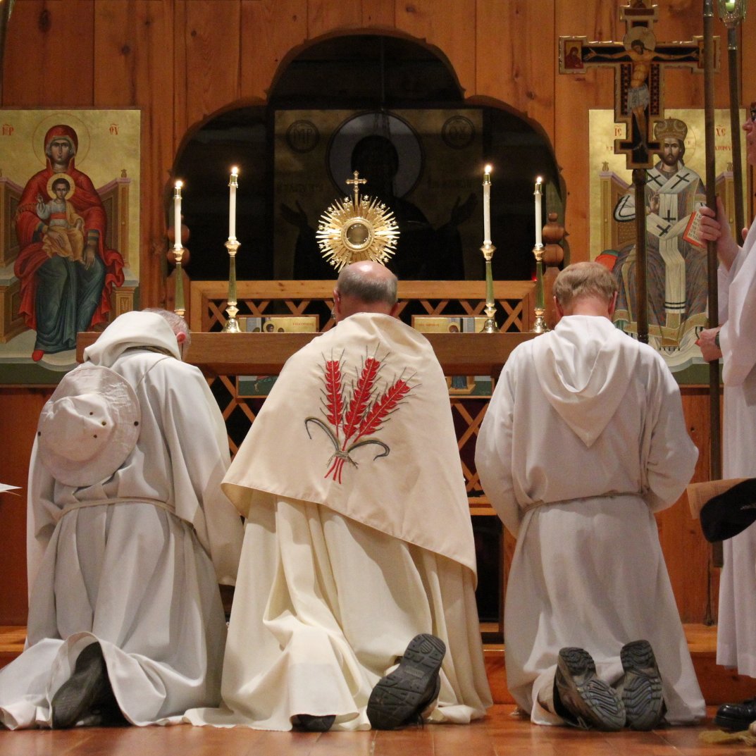 Whoever eats my flesh and drinks my blood
has eternal life,
and I will raise him on the last day. #20thSunOT #John6