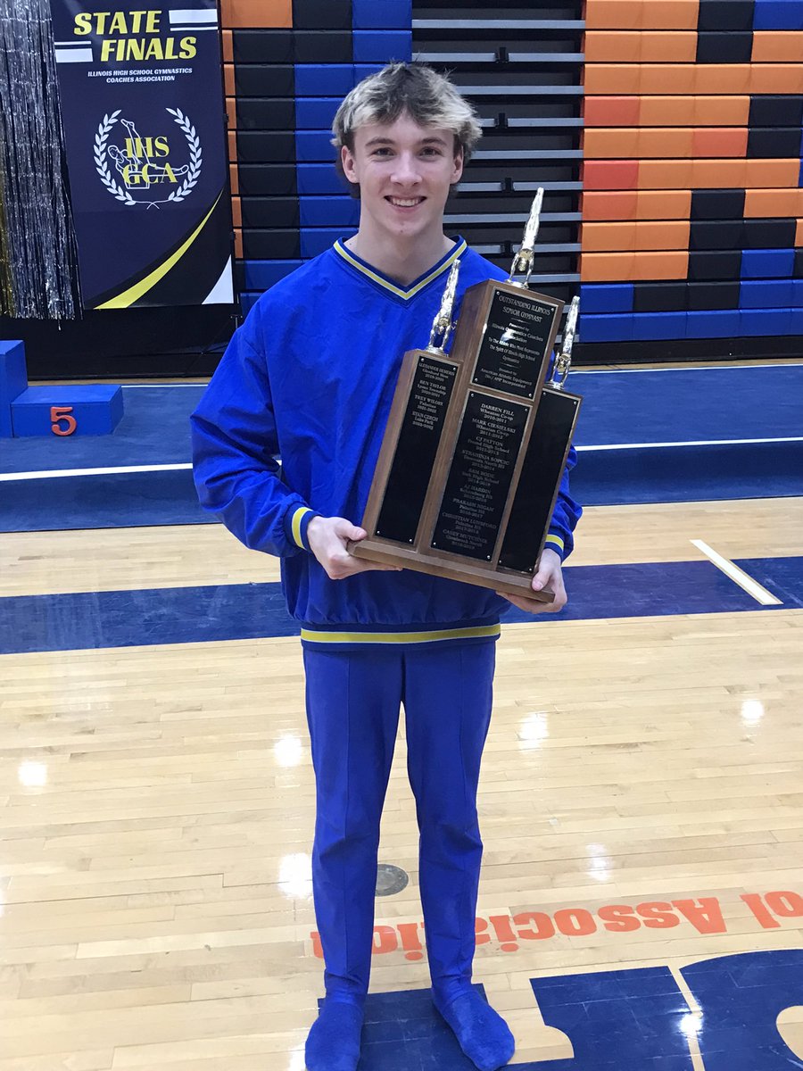 Congratulations to senior Will Taylor who was named the top gymnast of the year. So deserving! Congrats Will.