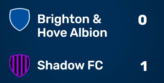ShadowFCFT's tweet photo. GW16 | Premier League 🦁
🆚️ Brighton and Hove Albion (A)
0 - 1 Win

Shadow Scorers:
⚽️ 71" @Brunoernandez8 (🅰️ @TheSlovenianLad)

Dominating Win-Won by a Dominating Header by Bruno!

MOTM: @Brunoernandez8 

#FT #BRISHA https://t.co/5jC3vOWUA5