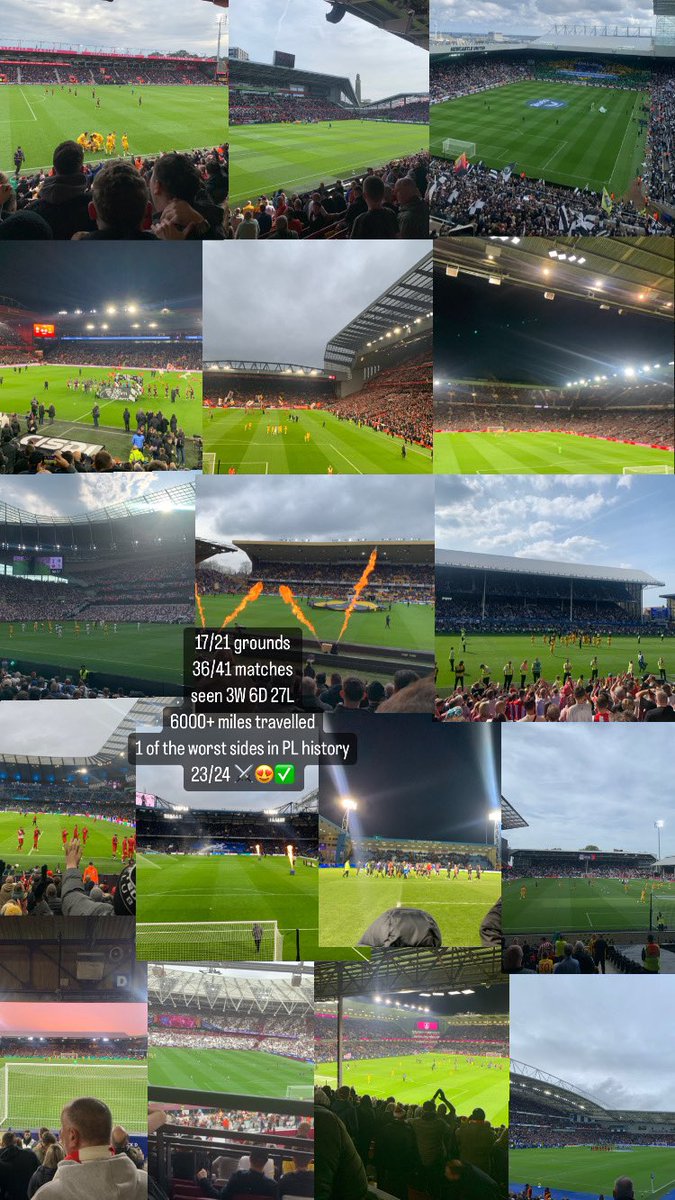 oscarsufc's tweet image. 17/21 grounds
36/41 matches
seen 3W 6D 27L
6000+ miles travelled
1 of the worst sides in PL history
23/24 ✅😍⚔️

#twitterblades