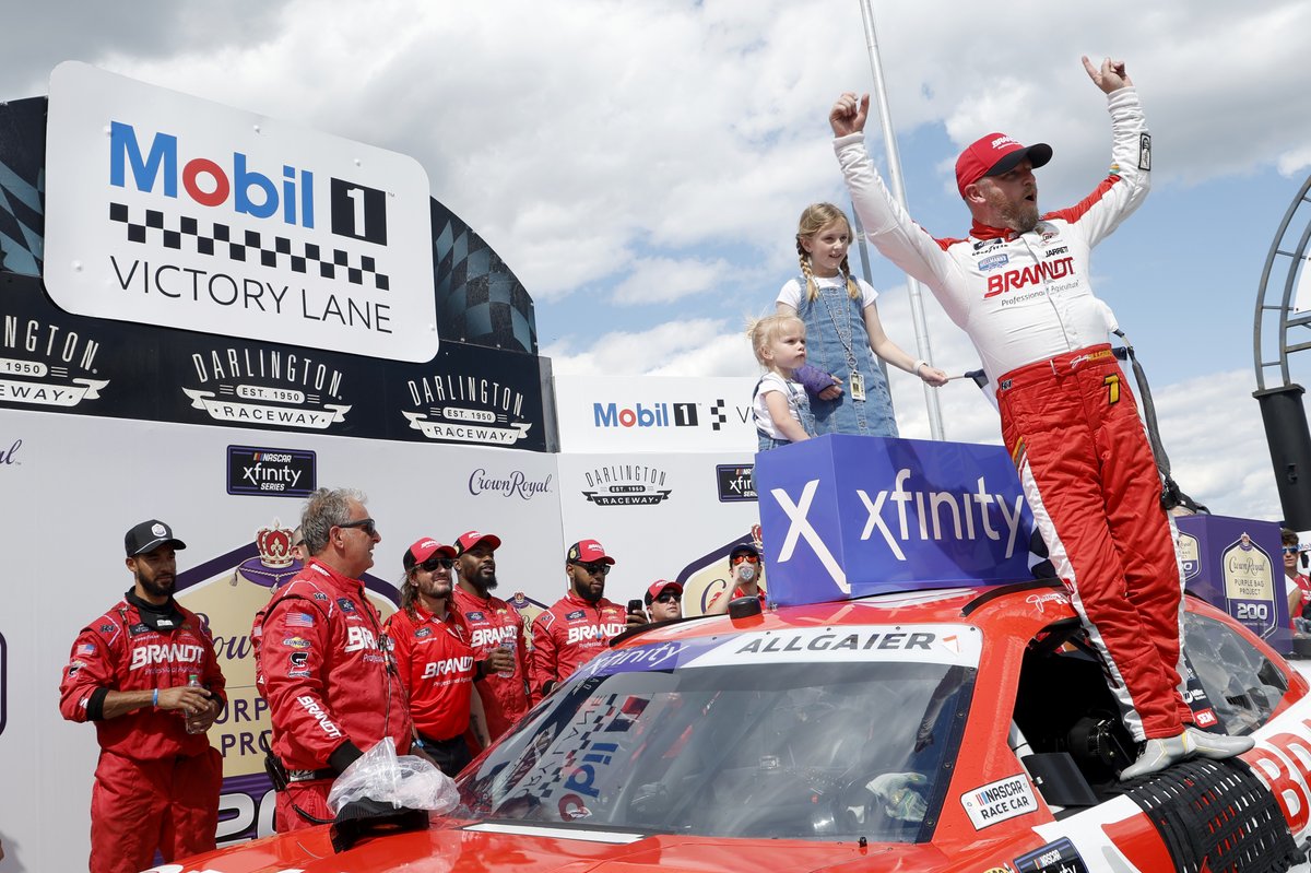 A first place finish to move into first place in all-time #XfinitySeries top 10 finishes with 267.