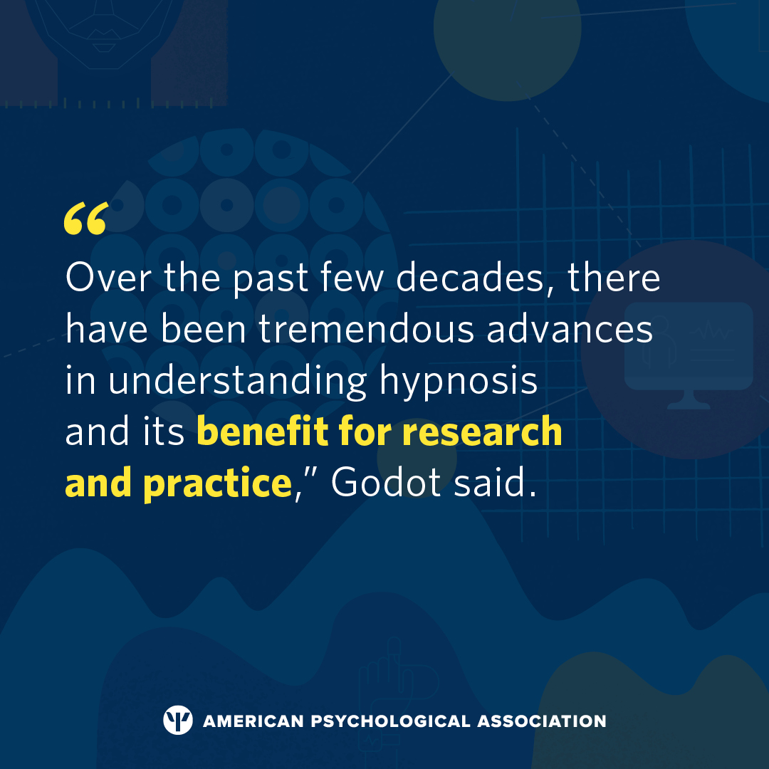 #Hypnosis is as old as the field of psychotherapy itself. Backed by decades of data, more psychologists are embracing clinical hypnosis to address a variety of mental health conditions. Learn how this historic tool is getting a fresh look: at.apa.org/ab505d