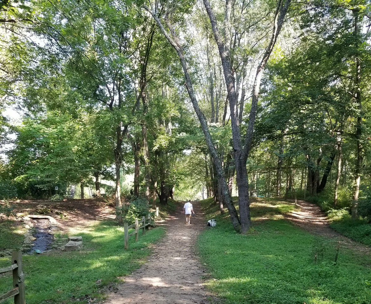 #OTLFP We love to take long walks in the parks near our home in lovely summer weather. Some are really beautiful like this one on Goshen Kentucky