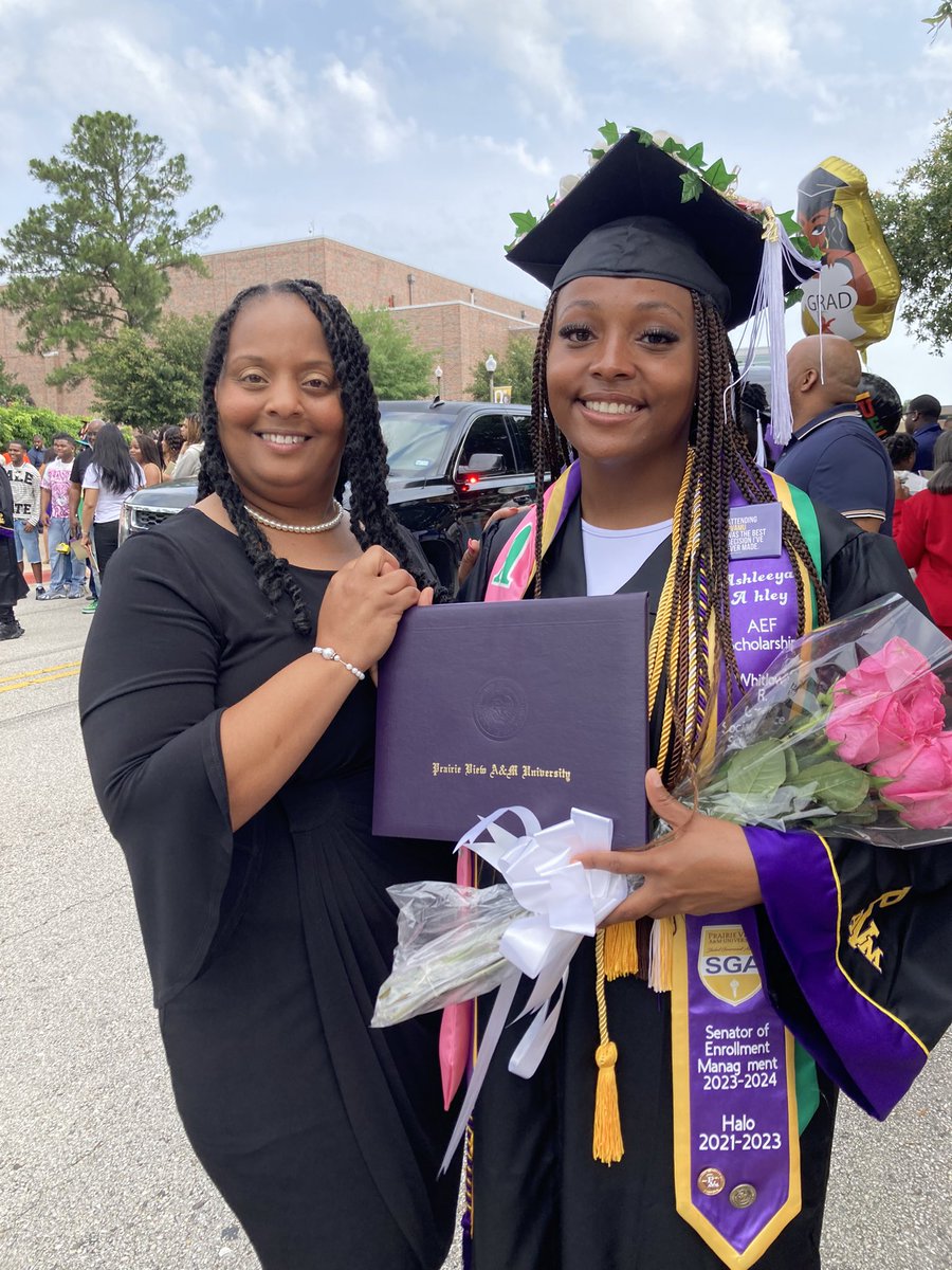 My daughter graduated from Prairie View A&M University with a BS in Psychology. She is a product of Aldine ISD. I am thankful for all the Aldine educators who provided her with the foundational skills to excel in college, career, and life. #MyAldine