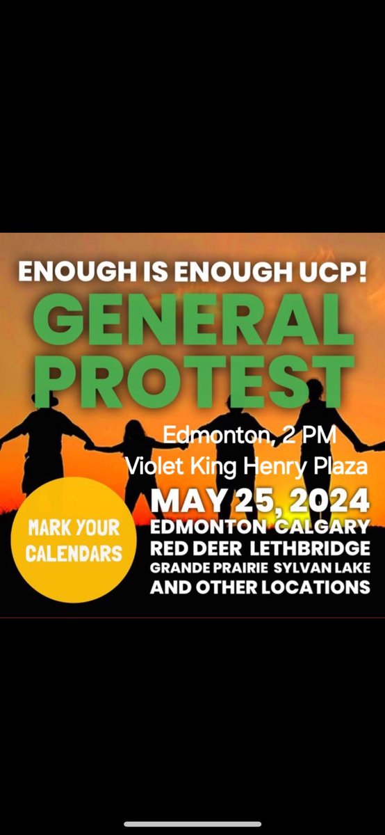 If you don’t think what just happened at #UAlberta is a direct result of the coziness between the UCP and UofA leadership, then you haven’t been paying attention.
It’s time to push back JUST AS HARD. Join us May 25 to tell them all where to go.
#EnoughIsEnoughUCP
#resignflanagan