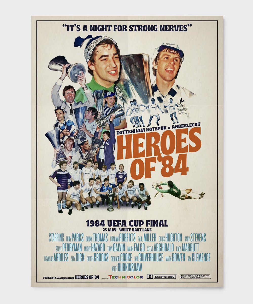 ‘Heroes of 84’. Link below. Up the Spurs! 🤍