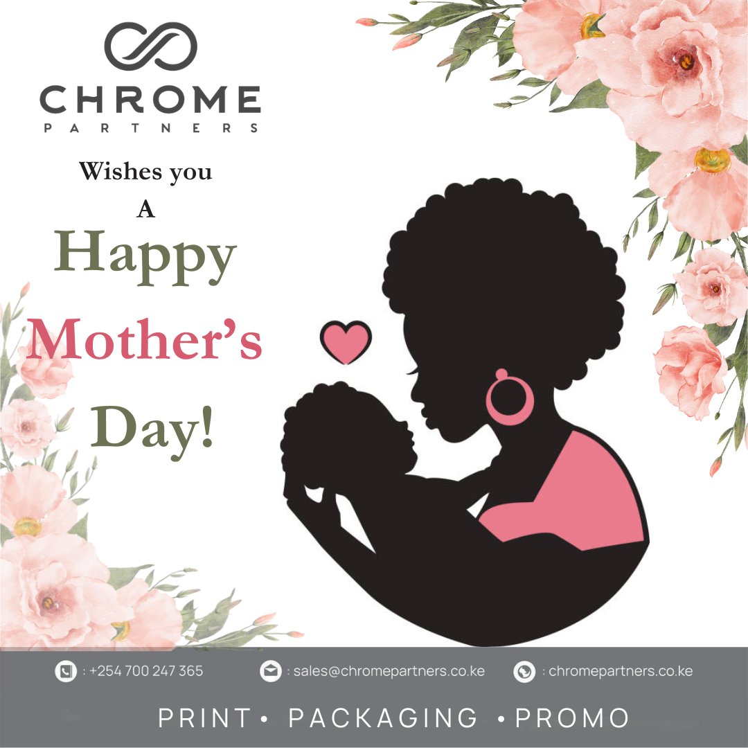 In every giggle and every tear, a mother's love crafts a lifetime. You are loved!
Happy Mother's Day 

#mothersday
#Chromepartners 
#printingsolutions