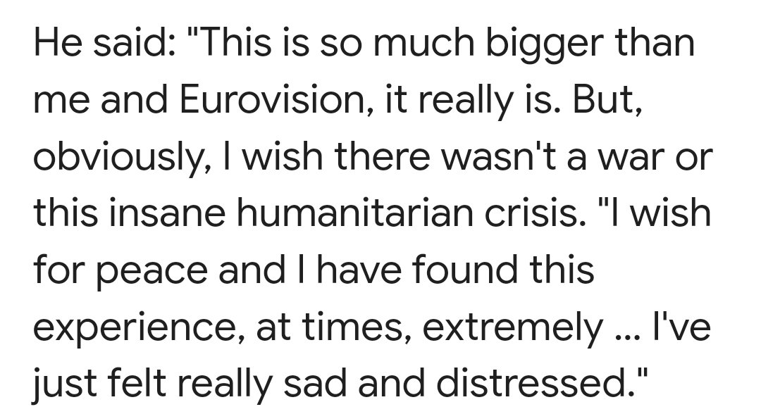 When asked about Israel, Brit Olly Alexander said 'I've felt really sad and distressed'. Not everything is about you, Olly (and others bullies who know nothing). Over 130 human beings are still held hostage in Gaza, I think they feel sadder. #BringThemHomeNow #Eurovision2024