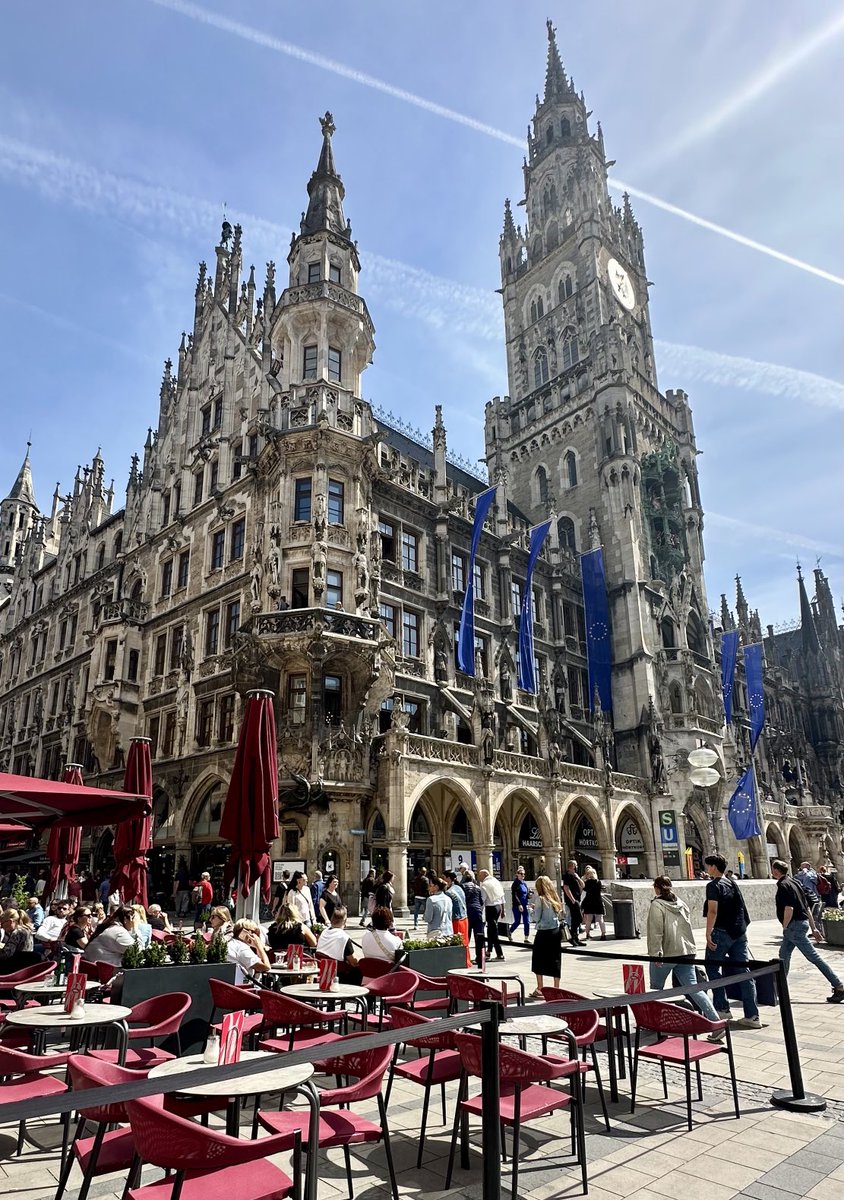 Hello from Munich, the capital of Bavaria. This is the Neues Rathaus, the New Town Hall on Marienplatz which has been the city’s main square since 1158. #Germany #travel