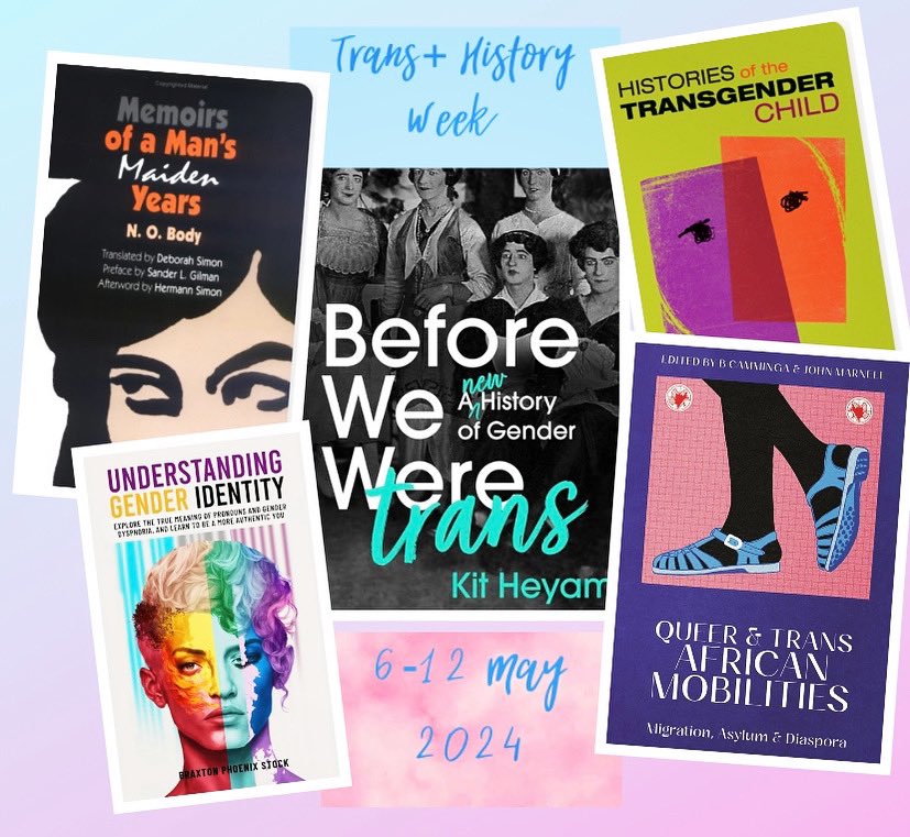 The history we never knew we had - a celebration of trans people and a call to discover more. Learn more on wearequeeraf.com/transhistorywe… #transhistory #readqueerbooks