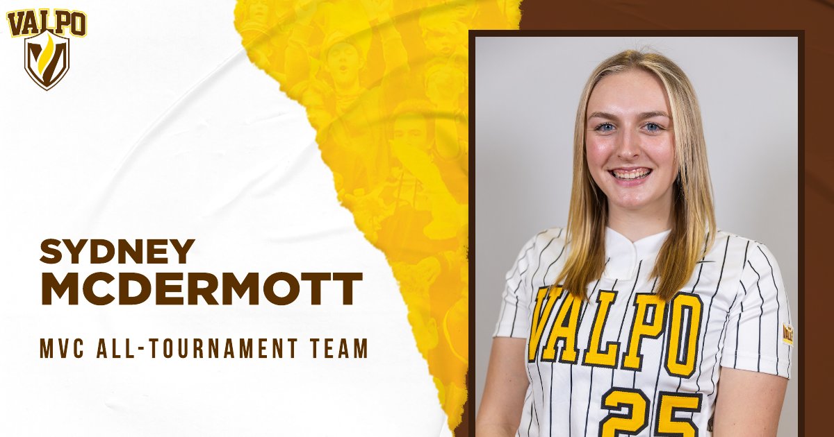 Congratulations to @ValpoSoftball freshman pitcher Sydney McDermott (@sydmcdermott_25), who represented the Beacons on the MVC All-Tournament Team! #GoValpo 📝 ➡️ valpoathletics.com/softball/news/…