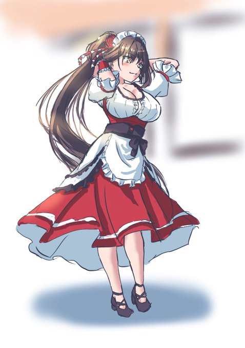 色々サイズ調整して色のっけたやつ #瑞鶴 #アズールレーン