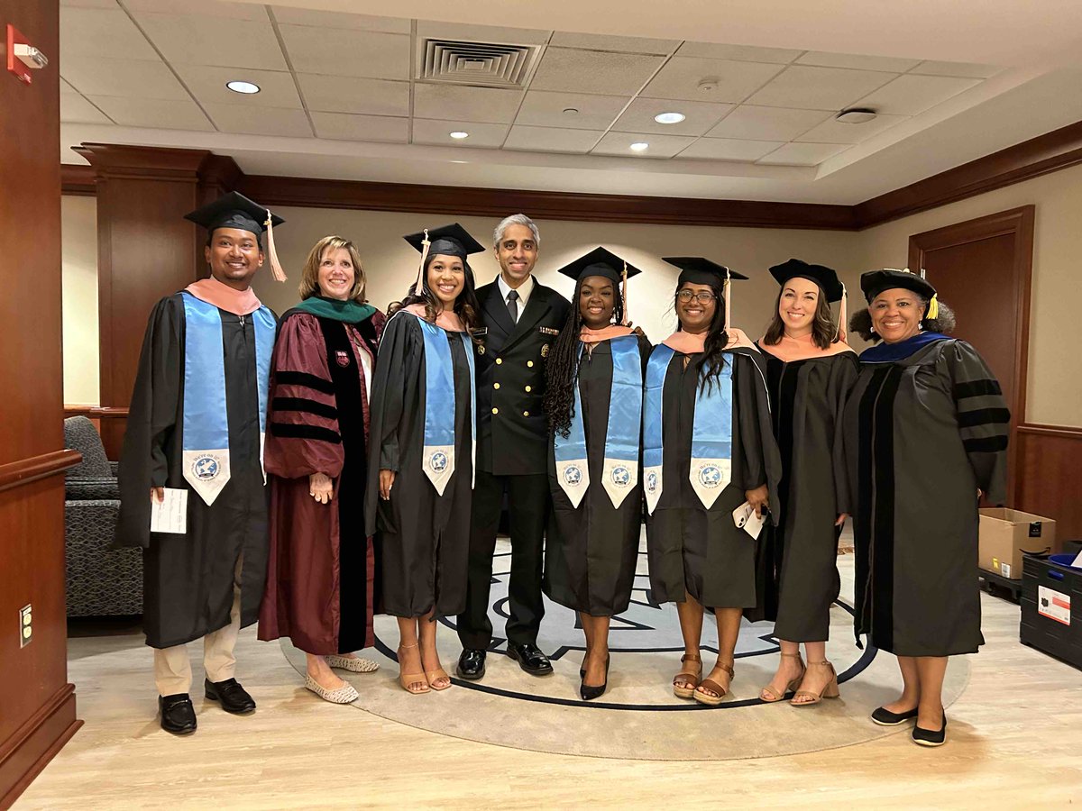 I am so pleased that Surgeon General Vivek Murthy joined us today to share his wisdom and celebrate the future public health leaders who graduated today.