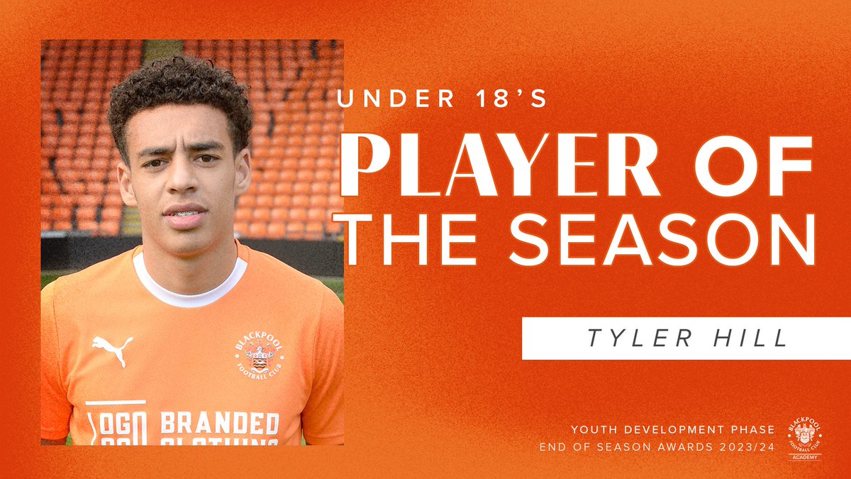 🏆 The Under-18's Player of the Season goes to Tyler Hill. 👏 Congratulations Tyler! 🍊 #UTMP